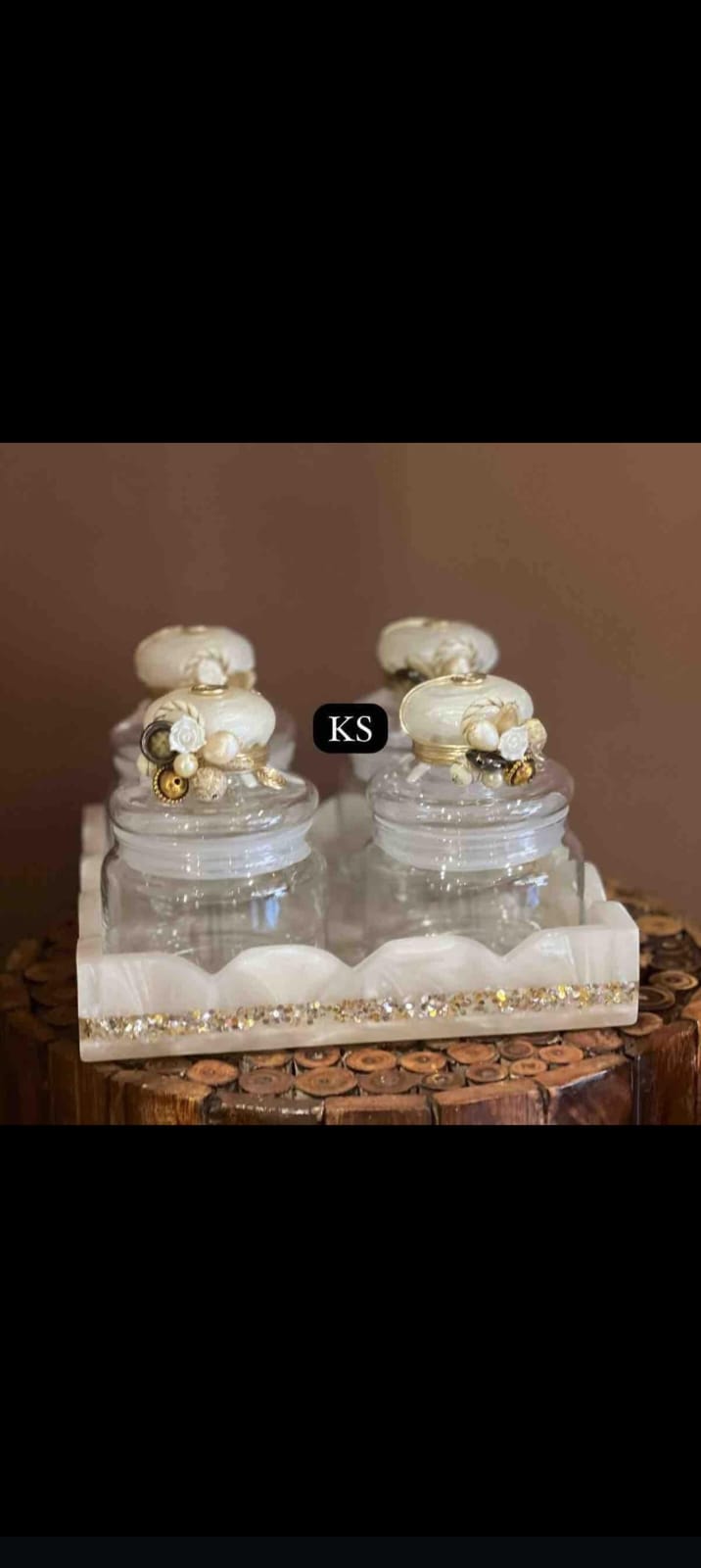 Pearl Decorative Jar Set